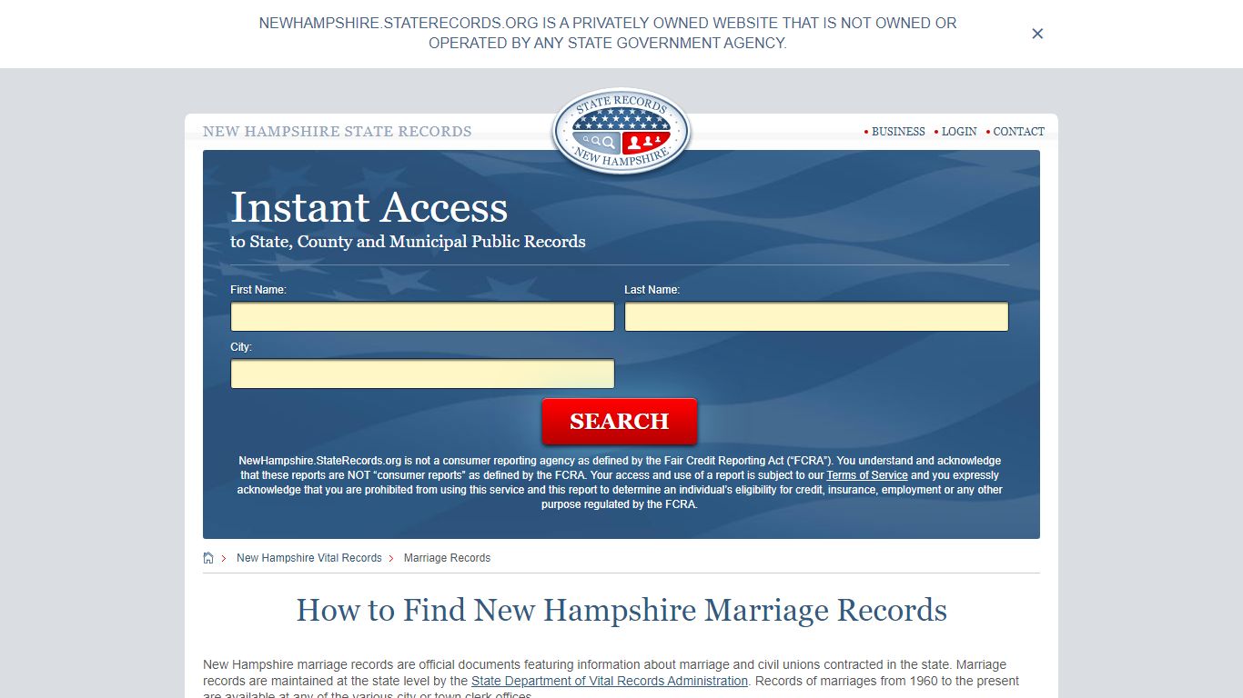 How to Find New Hampshire Marriage Records